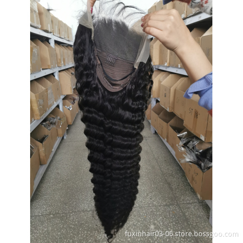 Vendors For Wigs Top Quality 180% 13*6 Clear Lace Front 13x6 Deep Wave Wigs Brazilian Human Hair 13*4 Deep Wave Lace Frontal Wig